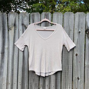 A New Day (from Target) Ribbed V-Neck Blouse